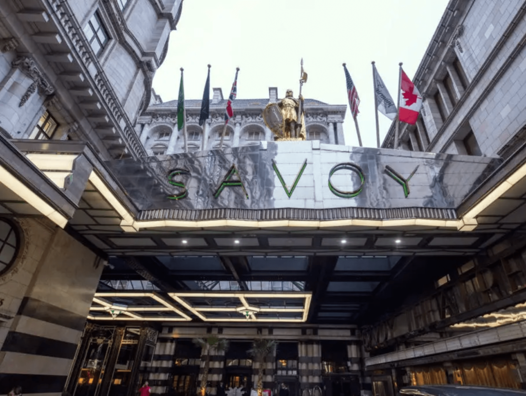 The Savoy Hotel in central London is owned by the Duchy of Lancaster. John Keeble/Getty Images